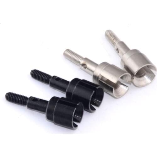 4pcs HSP 02033 Steel Stub Axle For 1/10 Redcat Volcano EPX / Pro Upgrade Parts Monster Truck BRONTOSAURUS Replacements