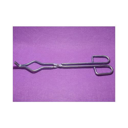 40cm Long Crucible Tongs Melting Dish Holder Stainless Plier Lab Laboratory Tool