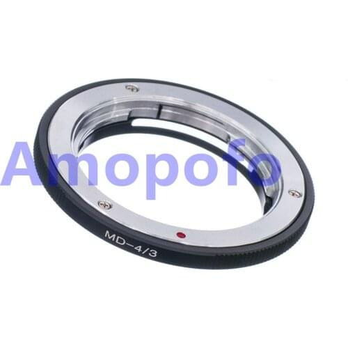 Amopofo, MD-4/3 Adapter for Minolta MD/MC Lens to for Olympus OM 4/3 Adapter E-5 E-620 E-450 E-30