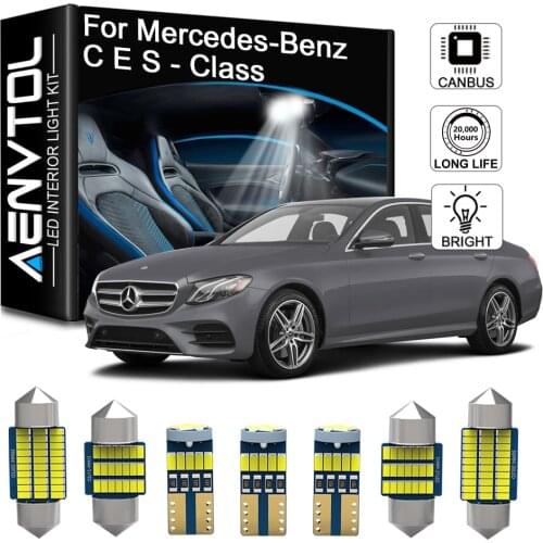 Seker For Mercedes Benz C E S Class W202 W203 W204 W210 W211 W212 C207 W220 W221 Canbus Interior LED Vehicle Light Map Dome Lamp