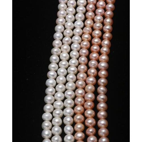 Jewelry Natural freshwater pearl Wholesale 5-6mm natural real Loose beads