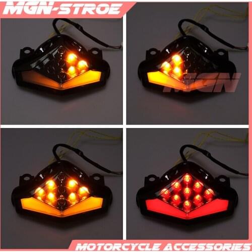 For ER-6N ER-6F ER6N ER6F ER 6N 6F 2012-2013-2014-2015 12 13 14 15 Motorcycle Accessories Integrated LED Tail Light Turn signal