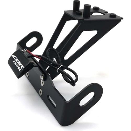 For HONDA CBR CBR250RR 250RR 2017-2020 Registration License Plate Holder Motorcycle Tail LED Light