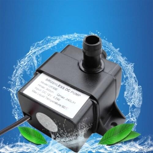 New DC 12V Micro Electric Brushless Water Pump Submersible Pumping For Aquarium Fish Fountain Garden #C93U# Dropship LS'D Tool