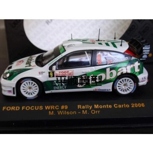 IXO 1:43 2006 FORD FOCUS WRC 9 RAM216 Metal Diecast Alloy toy cars Model Vehicles For Children Boys gift hot