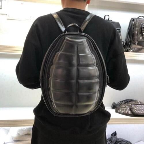 Fashionable personality mens and womens leather bags backpacks casual mens bags bags travel bags