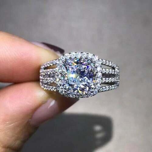 CAOSHI Luxury Trendy Female Engagement Rings Modern Design Bridal Wedding Accessories Exquisite Gift Promise Bands Fancy Jewelry