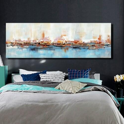 Modern Abstract Oil Painting on Canvas Posters and Prints Wall Art Painting Color Pictures for Living Room Home Decor No Frame