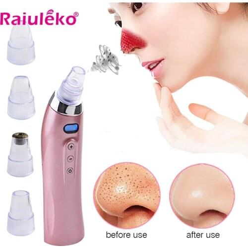 Blackhead Remover Nose T Zone Pore Vacuum Acne Pimple Removal Vacuum Suction Tool Facial Diamond Dermabrasion Machine Face Clean