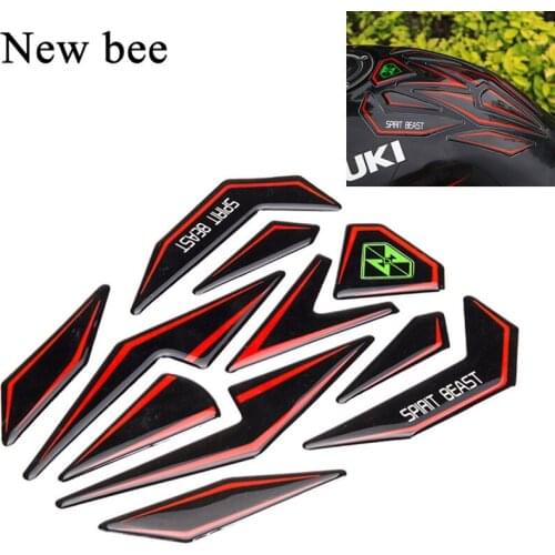 Newbee Reflective 3D Motorcycle Car Sticker Fuel Tank Protector Pad Cover Decal for KTM Yamaha Honda BMW Kawasaki Benlli