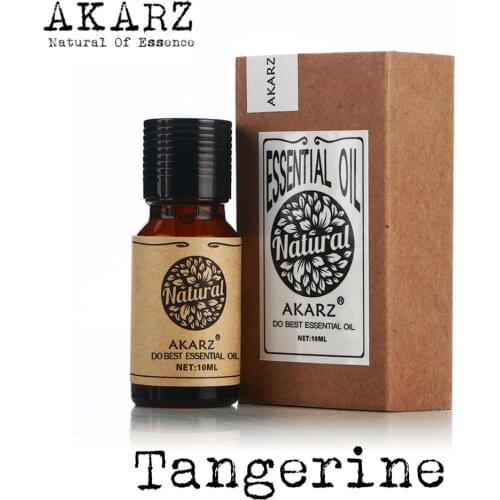Tangerine essential oil AKARZ Top Brand body face skin care spa message fragrance lamp Aromatherapy Tangerine oil