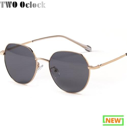 Women Sunglasses 2021 Fashion Luxury Designer Trendy Female Hot Style Sunglases Round Gold Point Side lunette de soleil femme