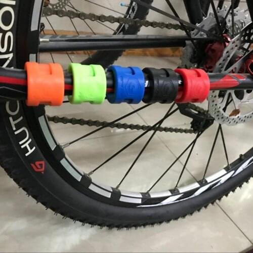 1PC Bicycle Chain Protection Sticker Mountain Bike Anti-collision Rubber Protection Ring Guard Chain Sticker Bicycle Accessories