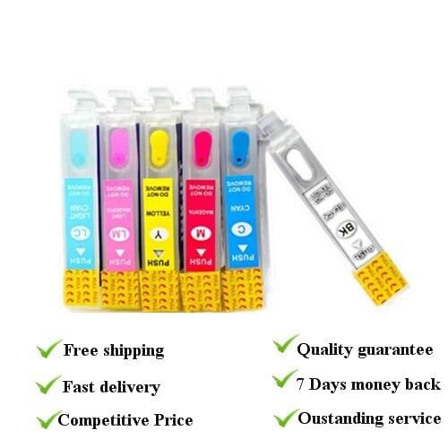 5 color refill cartridge suit for IC50 series, suit for PM-G850 PM-G4500 PM-T960 A940 A920 A840S ,with AUTO-RESET CHIPS
