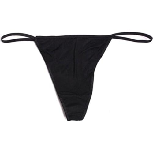 MiaoErSiDai Free Shipping 3pcs/lot Women G-string Girl Briefs Sexy Thong Thin Skin Temptation Solid Plus Size Panty S-5XL #TH02