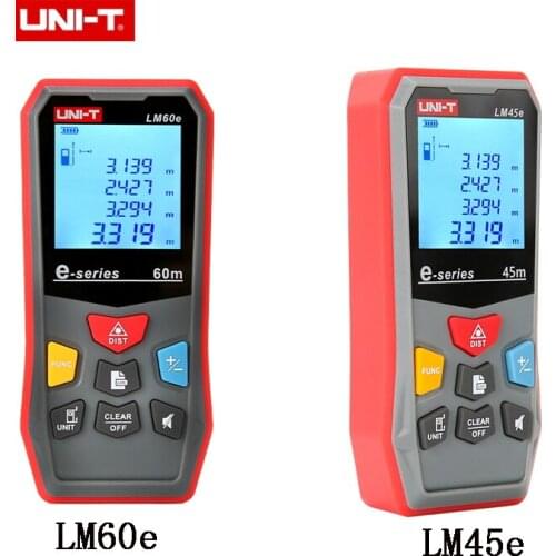UNI-T LM45E/LM60E Digital Laser Distance Meter 45m/60m Range