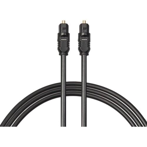 HD Digital Optical Fiber Audio Cable Gold Plated SPDIF Toslink Aux Cables 1m 1.8m 3m 5m for XBox Hi-Fi DVD 100pcs/Lot