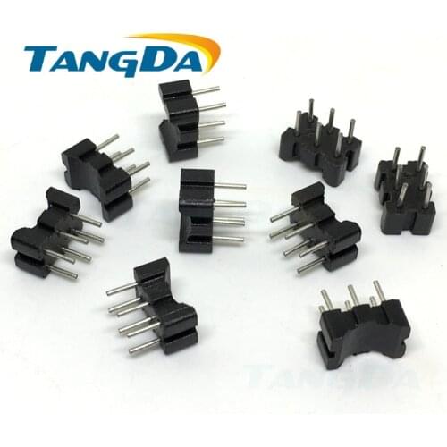 Tangda bobbin base holder 6*9mm 3+3pin 6p transformer Common mode Choke Ferrite bead Inductor phenolic Ferrite cores skeleton AG