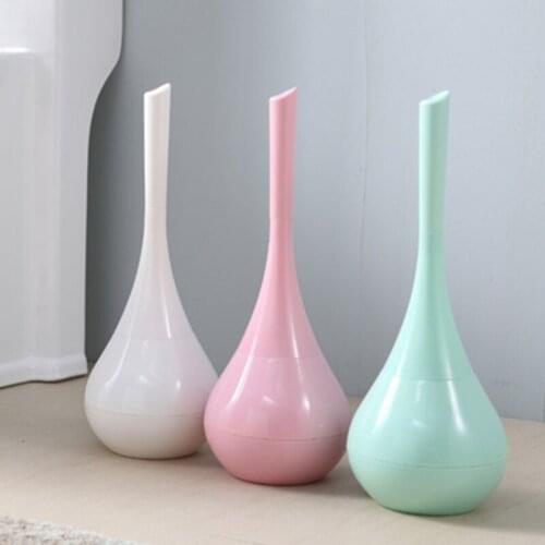 Bathroom Nordic Toilet Brush Holder Macron Cute Tools Toilet Cleaning Brush Flat Wc Hardware Escobilla Wc Household Merchandises