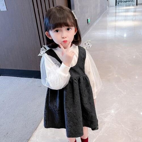 Kids Clothes Girls Blouse + Dress Girl Clothes Toddler Girl Clothing Spring Autumn Childrens Tracksuit