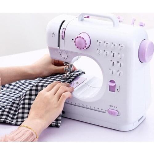 Electric Sewing Machine Portable Mini Sewing Machine with 12 Built-in Stitches, 2 Speeds Double Thread, Embroidery,Foot Pedal