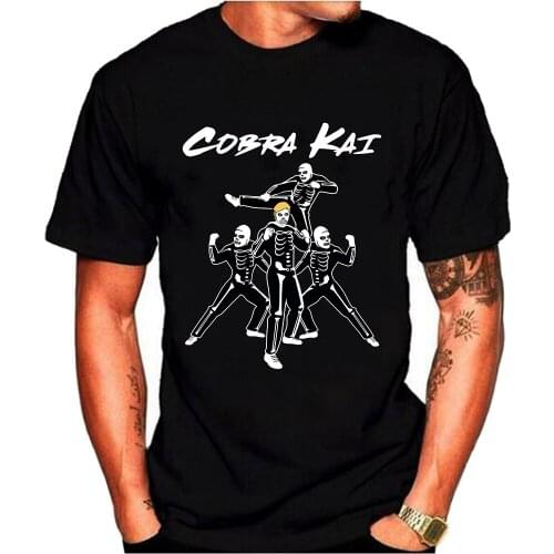 COBRA KAI T-shirts Men Summer Tops Tees Print T Shirt Men Loose T-shirt Plus Size (XS-4XL)