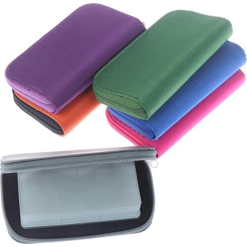 1PC Memory Card Storage Carrying Pouch Case Holder Wallet For CF/SD/SDHC/MS/DS Desk Sets School Stationery Office Supplies