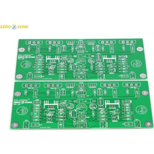 GZLOZONE HM2S-50W Class A rear stage power amplifier PCB (two-channel version) reference KELL-KSA50 circuit