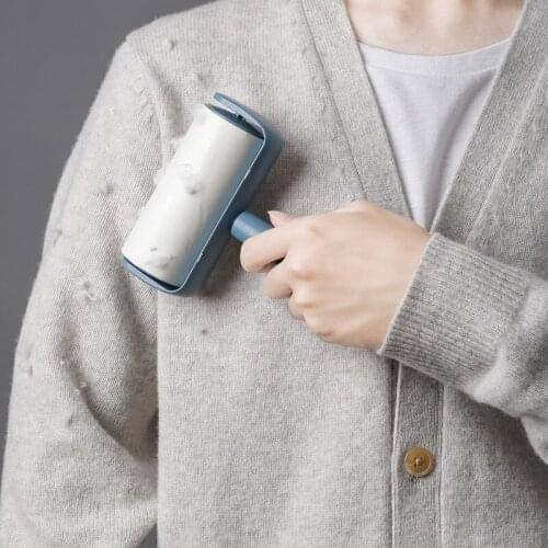 Sweater Lint Ball Removal Tools Household Handle Sticky Roller with Tearable Sticker Dust Removal Brush Pet Hair Remover Clothes