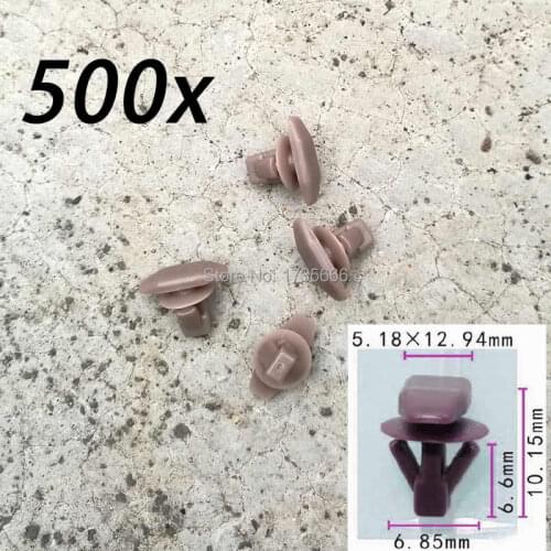 Set of 500x For Mitsubishi Weatherstrip Rivet Retainer Clip Fastener MU481027 Outlander Sport Eclipse & Diamante 1991 On