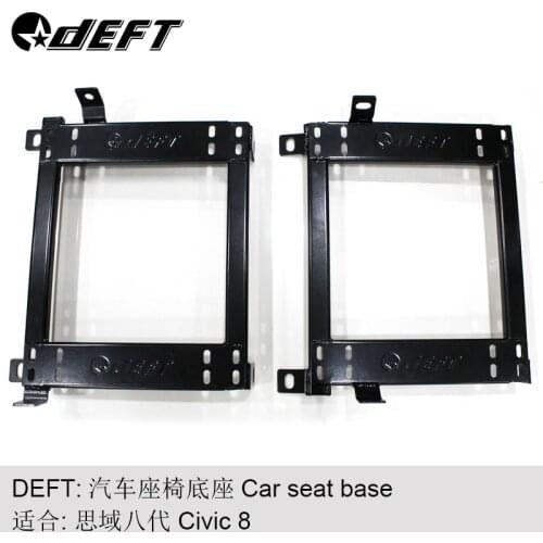 One Pair Racing Seats Auto For Honda Civic 8th Auto Replace Parts Iron Stainless Strength Car Racing Seat Brackets Base Mounting