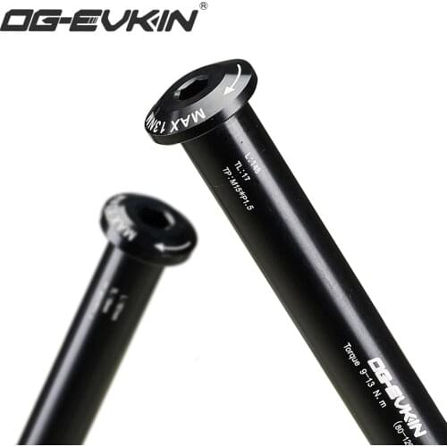 OG-EVKIN QR003 Carbon Road Bike Disc Brake Quick Release Front 15x100mm Rear 12x142mm for Mtb Road Bicycle M15/M12*P1.5 Skewers