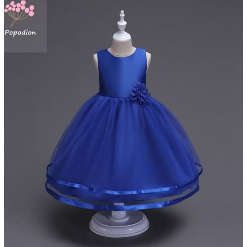 Popodion flower girl dresses purple flower dress flower girl dresses for weddings vestido FGD10089