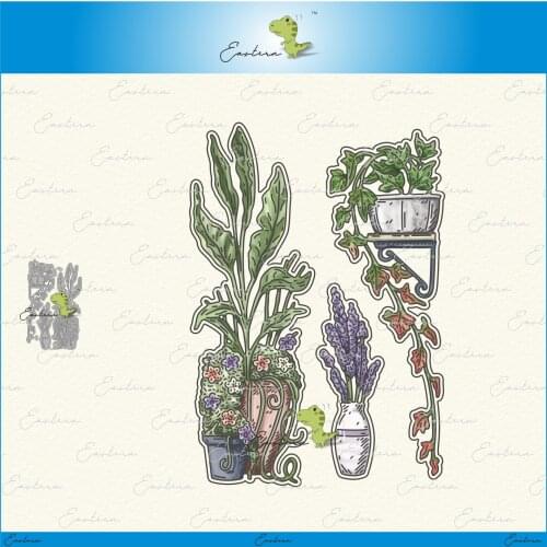Potted plant Cutting Dies new 2020 DIY dies Scrapbooking Paper Making Craft die Matching color paper dies Metal mould