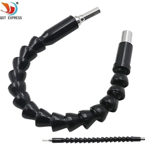 QSTEXPRESS connecting link Extension Shaft for Electronice drill 1/4 6.35mm