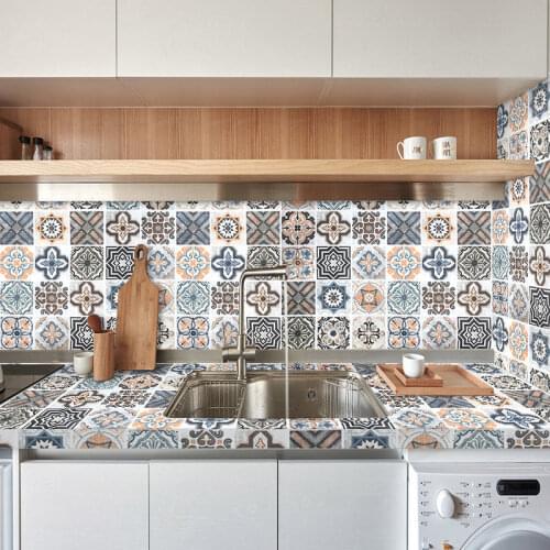 Newest Design Kitchen Restoration DIY Wallpaper Self-Adhesive Home Decor Waterproof Film For Kitchen Desktops Furniture Adhesive