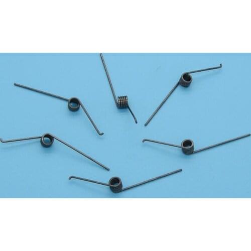 Torsion spring long angle 1.0 wire diameter 6.4 OD 140 degree custom torsion springs X20