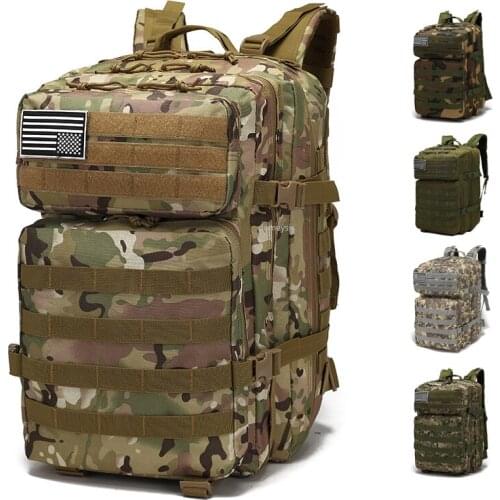 Outdoor Mountaineering Bags Waterproof Oxford Tactical Training Sports Backpack Large Capacity Hunting Hiking Trekking Backpacks
