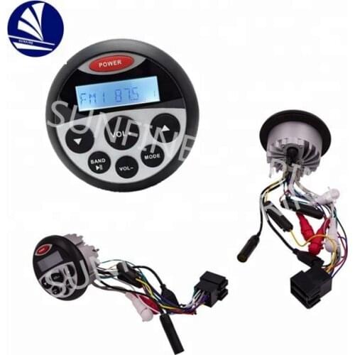 Waterproof Blue TOOth auto Controller/ USB/ MP3 player for UTV/ATC/Jacuzz/ Marine/Golf cart/Haverster Audio Gauge AM/FM