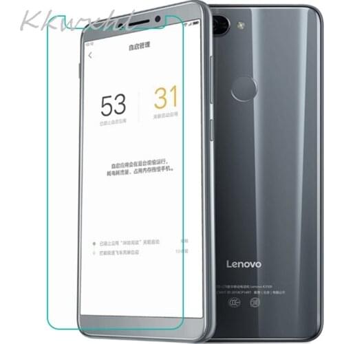 Smartphone 9H Tempered Glass for Lenovo K5 (K350t) 5.7" K5 2018 GLASS Protective Film Screen Protector cover Mobile phone