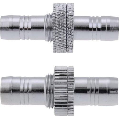 1pc 9mm/11mm G1/4 Thread PC Cooling System Soft Tube Hose Chrome Plated Connector Outside Diameter Computer Components