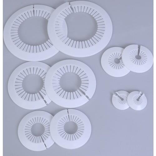 2 Pcs/lot NEW Wall Hole Duct Cover Shower Faucet Angle Valve Pipe Plug Decoration Cover Pipe Fittings Accessories