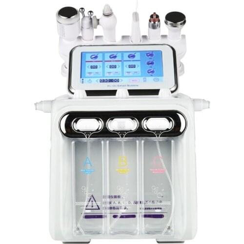 2020 6 in 1 Oxygen Small Bubble Vacuum Facial Beauty Apparatus Deep Cleansing Skin Care Face Water Sprayer WO5