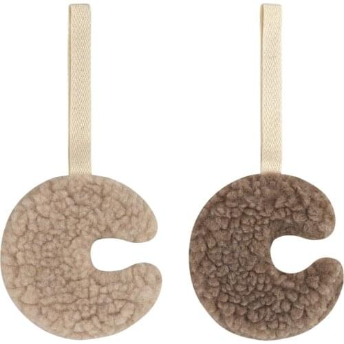 Baby Pacifier Chain Pendant Soft Cotton Plush Moon Soother Dummy Nipple Holder