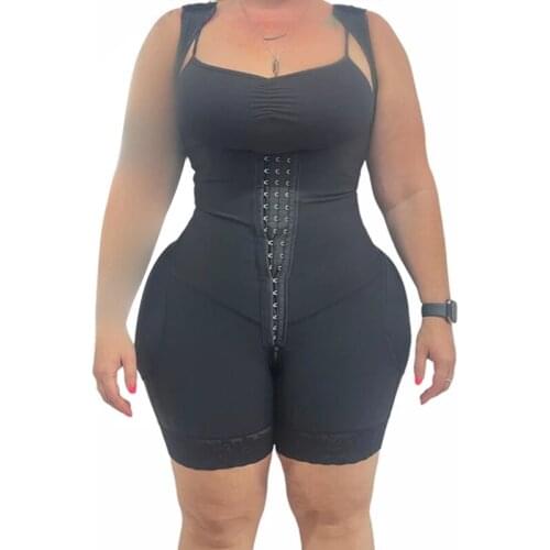 Hips Butt Lifter Front Closure Charming Curves Elastic Mesh Fabric Slimming Fajas Lace Skims Kim Kardashian Compression Garment