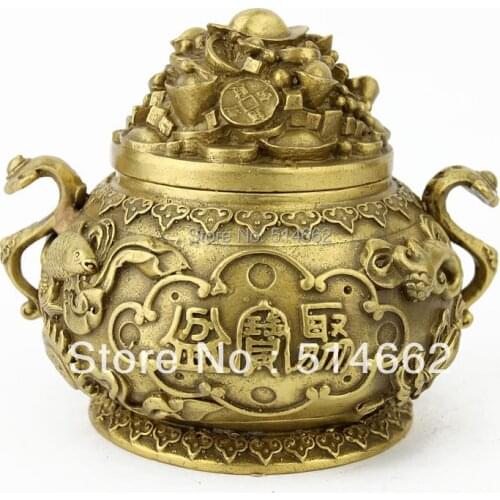 FengShui Brass RUYI Treasure Bowl /FENGSHUI BOWL