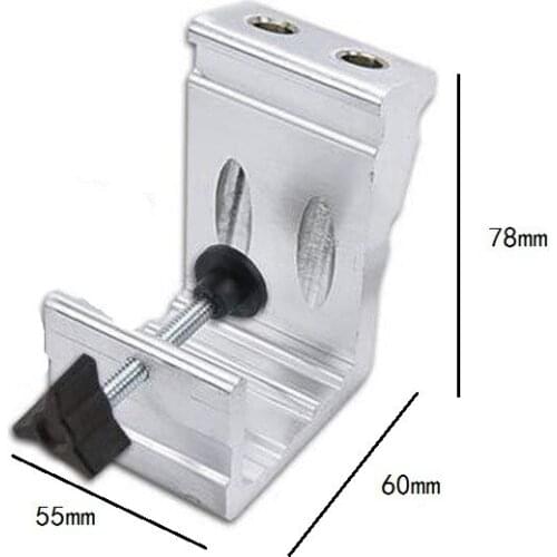 Woodworking Pocket Hole Locator Fixture Kit Step Drill Angle Drill Guide Tool Wood Pin Drilling Machine