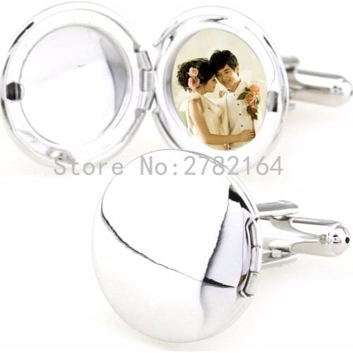 Circular picture frame shape cufflinks shirts cufflinks cuff nail factory direct sale free shipping