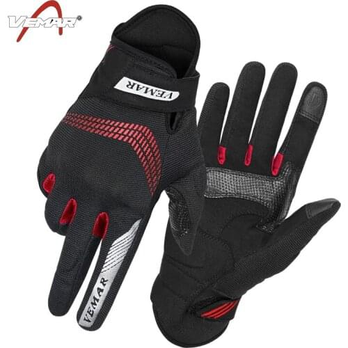 Summer riding gloves full finger male four seasons motorcycle road mountain bike gloves long finger female knight equipment