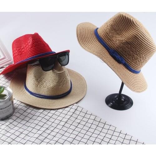 New Summer Hats for Women Men 2021 Fedoras Beach Sun Protection Hat Sombreros De Sol Chapeau Paille Gorro Cappelli Da Sole Praia